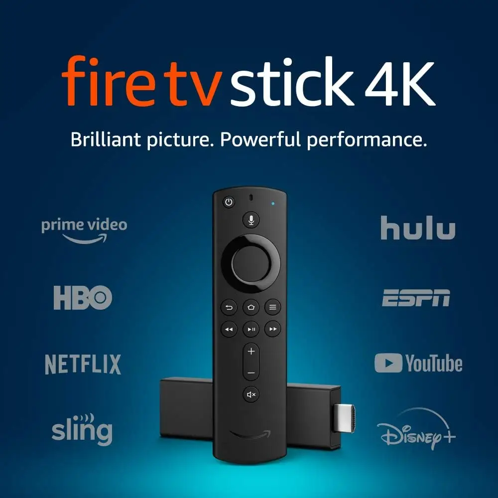 Boîtier et télécommande Amazon Fire TV Stick 4K