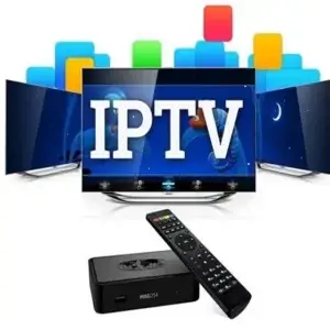 Illustration d’un téléviseur et d’une télécommande pour la télévision par Internet